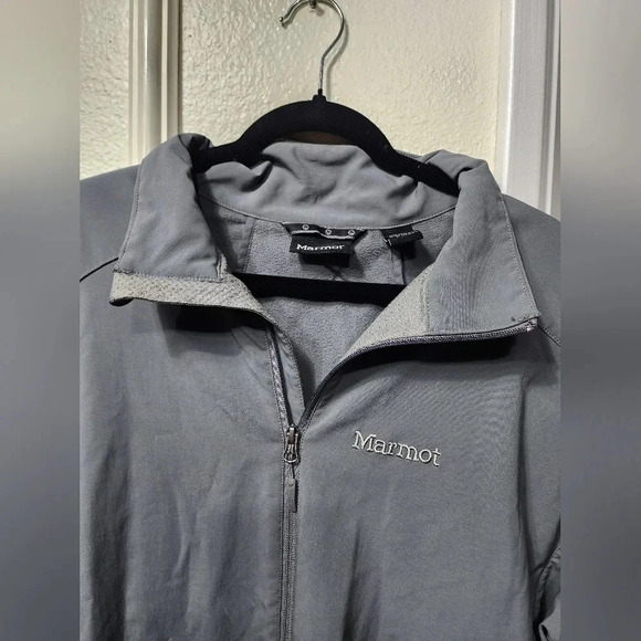Men's Marmot Approach Grey Gray Zip-Up Jacket Size XXL Outdoors - Picture 5 of 13